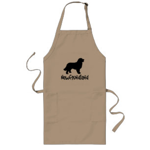 Newfoundland With Cool Text Long Apron