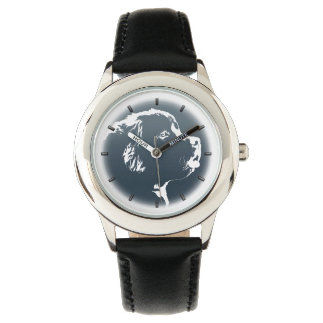 Newfoundlander Dog Watch Newfoundland Wrist Watch (Front)