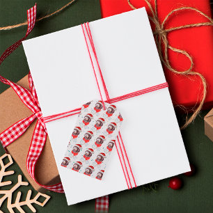 Newfypoo Dog Breed Christmas Stars Gift Tags