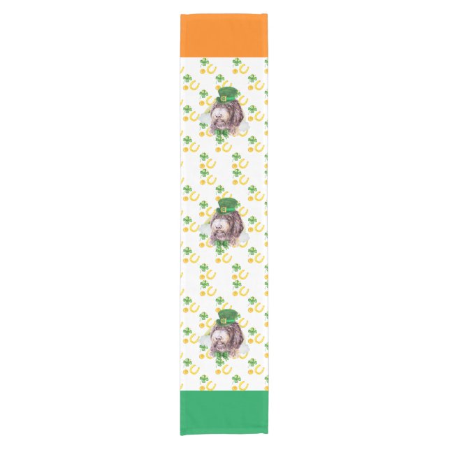Newfypoo Holiday Home Decor St Patricks Day Short Table Runner (Front)