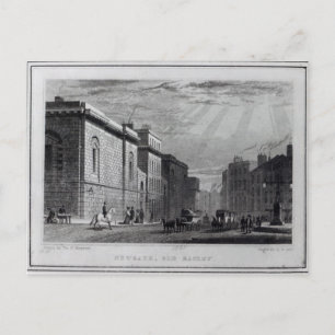 Newgate prison and the Old Bailey Postcard