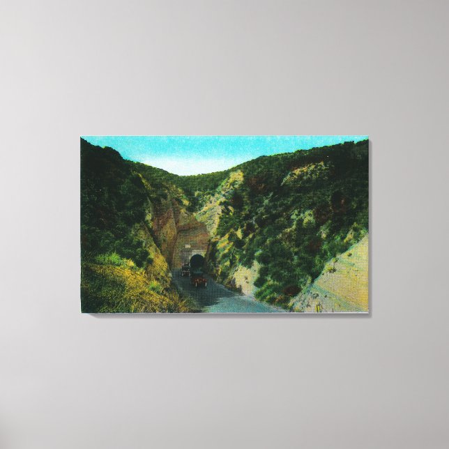 Newhall Tunnel on Ridge RouteRidge Route, CA Canvas Print (Front)