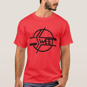 NewHE SWEET BAND Glam 70s Classic Rock Band Men fu T-Shirt