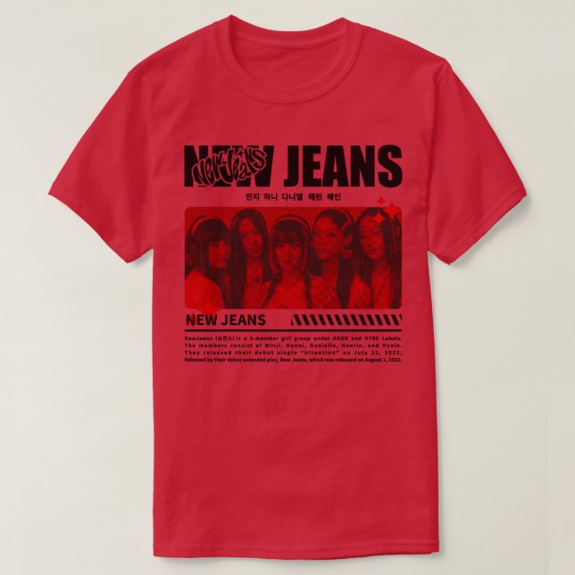 NewJeans Streetwear T-Shirt (Design Front)
