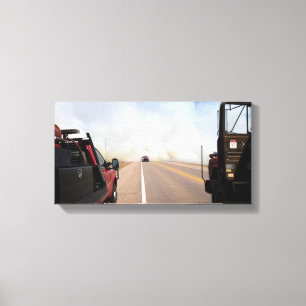 Newkirk Fire Canvas Print