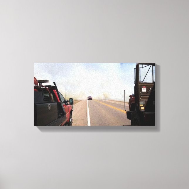 Newkirk Fire Canvas Print (Front)