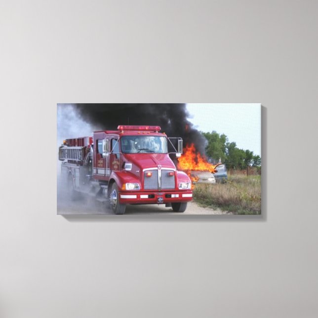 Newkirk Fire Canvas Print (Front)