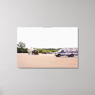 Newkirk Fire Canvas Print