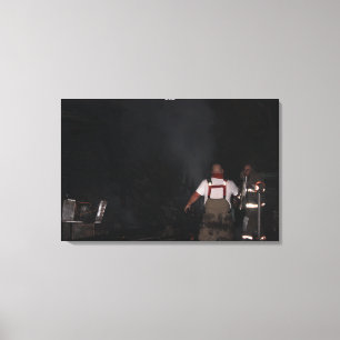 Newkirk firefighters canvas print