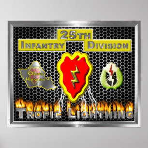Newly Designed 25th Infantry Division Poster