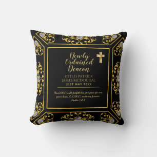 Newly Ordained Priest pastor Minister Deacon Nun Cushion