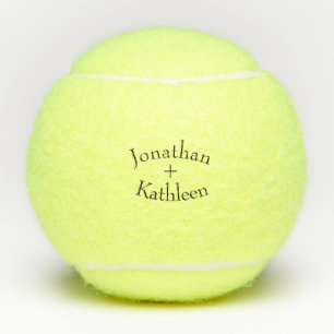 Newly Wed Couple Names Tennis Balls