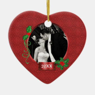 Newly Wed Photograph Ornament