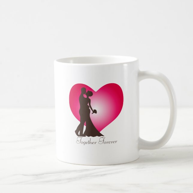 Newly wedded couple coffee mug (Right)