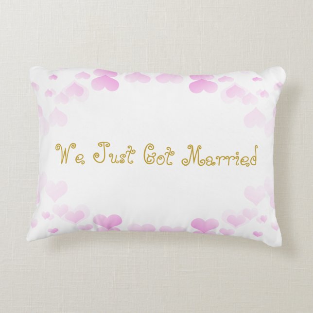 Newly Weds Pillows (Back)