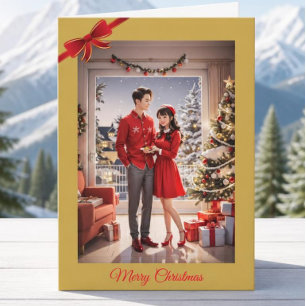 Newlywed Christmas card