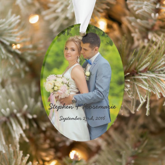 Newlywed Christmas Ornament (Tree)