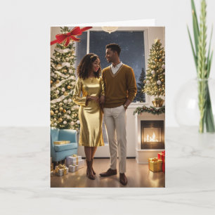 Newlywed, first Christmas Holiday Card