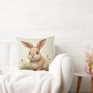 Newlywed gift rabbit pillow cushion