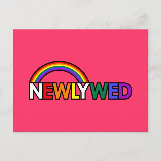 NEWLYWED Postcard (Front)