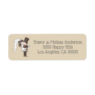 Newlywed Return Address Labels
