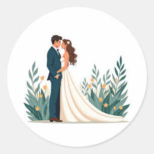 Newlywed Romance Sticker