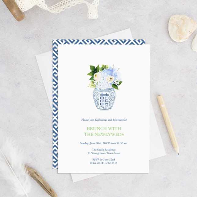 NewlyWeds Brunch, Morning After Wedding Party Invitation (Creator Uploaded)
