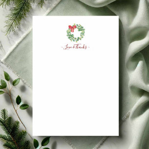Newlyweds Christmas Thank You Cards