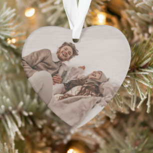 Newlyweds First Christmas Elegant Script Modern Ornament