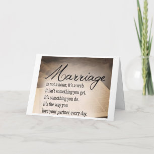 NEWLYWED'S LOVE ON THEIR WEDDING DAY CARD