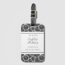 Newlyweds Mr and Mrs Grey Roses Personalised