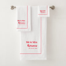 Newlyweds Mr & Mrs Personalised Large
