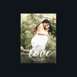 Newlyweds Wedding Photo Love script Personalised Canvas Print<br><div class="desc">Introducing our Newlyweds Wedding Photo Love Script Personalised Canvas Print—a timeless and romantic canvas that captures the essence of your special day. This personalised canvas print transforms your cherished wedding photo into a beautiful keepsake, complemented by elegant script and trendy fonts that express the profound emotion of love. 📸 Cherished...</div>