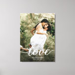 Newlyweds Wedding Photo Love script Personalised Canvas Print<br><div class="desc">Introducing our Newlyweds Wedding Photo Love Script Personalised Canvas Print—a timeless and romantic canvas that captures the essence of your special day. This personalised canvas print transforms your cherished wedding photo into a beautiful keepsake, complemented by elegant script and trendy fonts that express the profound emotion of love. 📸 Cherished...</div>