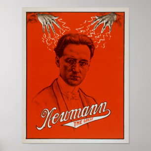 Newmann the Great Magician Poster #2
