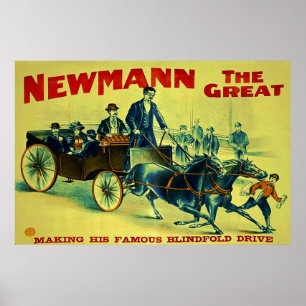 Newmann the Great ~ Vintage Magician Poster