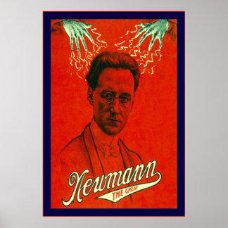 Newmann the Great ~ Vintage Magician Poster