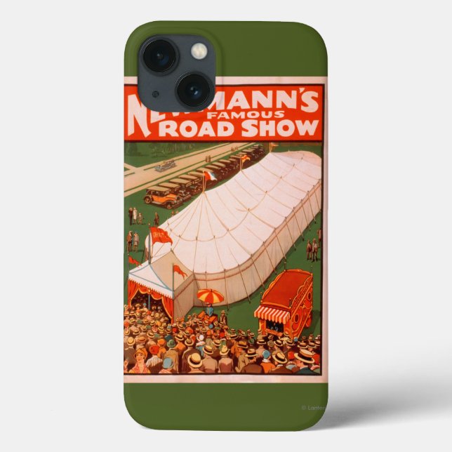 Newmann's Famous Magic Road Tent Show Poster Case-Mate iPhone Case (Back)