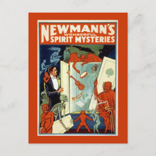 "Newmann's Wonderful Spirit Mysteries" Postcard