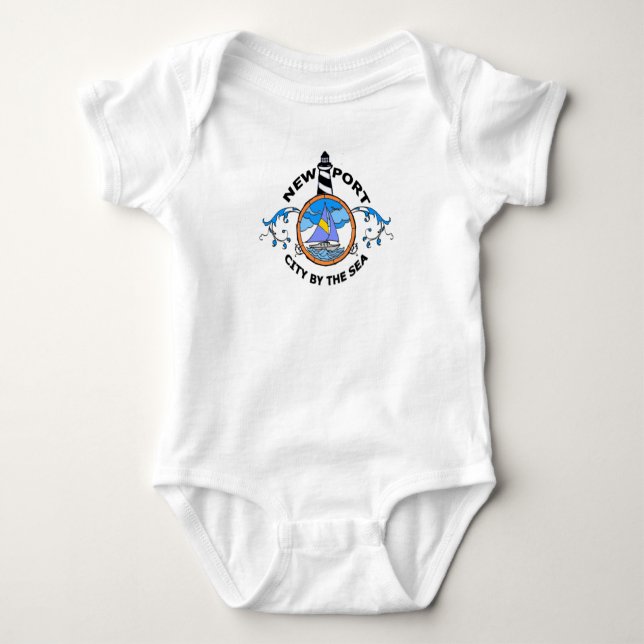 Newport. Baby Bodysuit (Front)