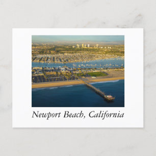 Newport Beach Aerial Postcard