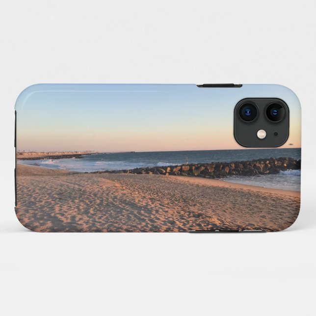 Newport Beach at Sunset, California Case-Mate iPhone Case (Back (Horizontal))