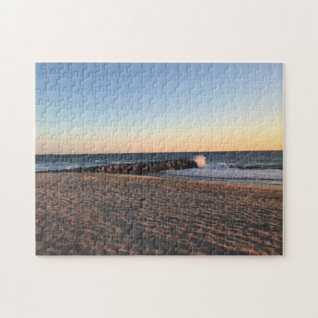Newport Beach at Sunset, California Jigsaw Puzzle (Horizontal)