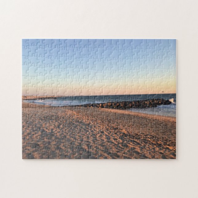 Newport Beach at Sunset, California Jigsaw Puzzle (Horizontal)