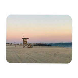 Newport Beach at Sunset, California Magnet