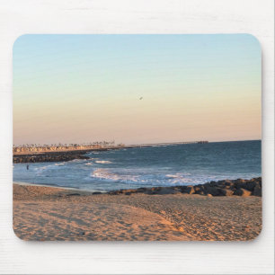 Newport Beach at Sunset, California Mouse Mat