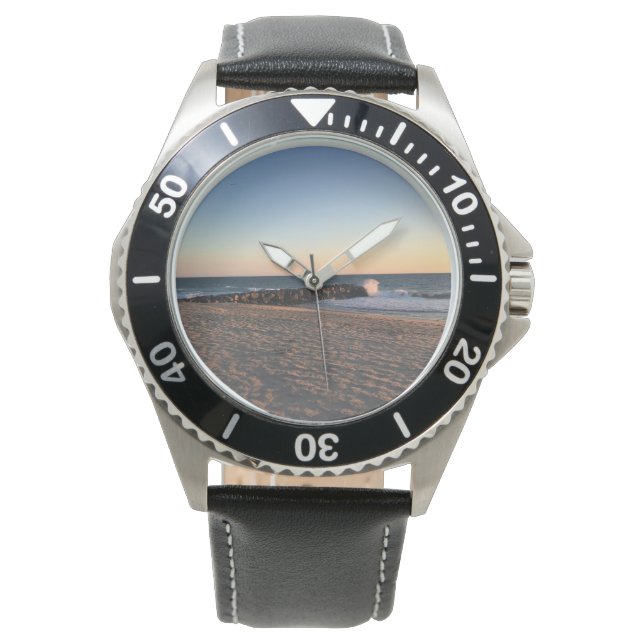 Newport Beach at Sunset, California Watch (Front)