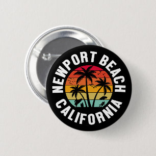 Newport Beach,California 6 Cm Round Badge