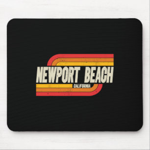 Newport Beach California Ca City Vintage Mouse Mat