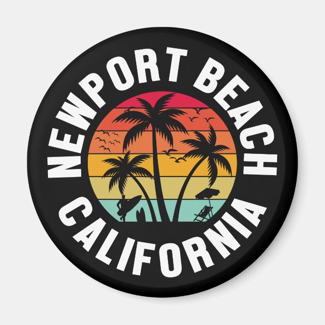 Newport Beach,California Magnet (Front)